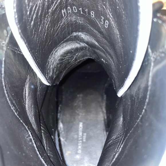 Louis Vuitton platform Laureate Desert black white mesh lace up ankle boots - Picture 4 of 8